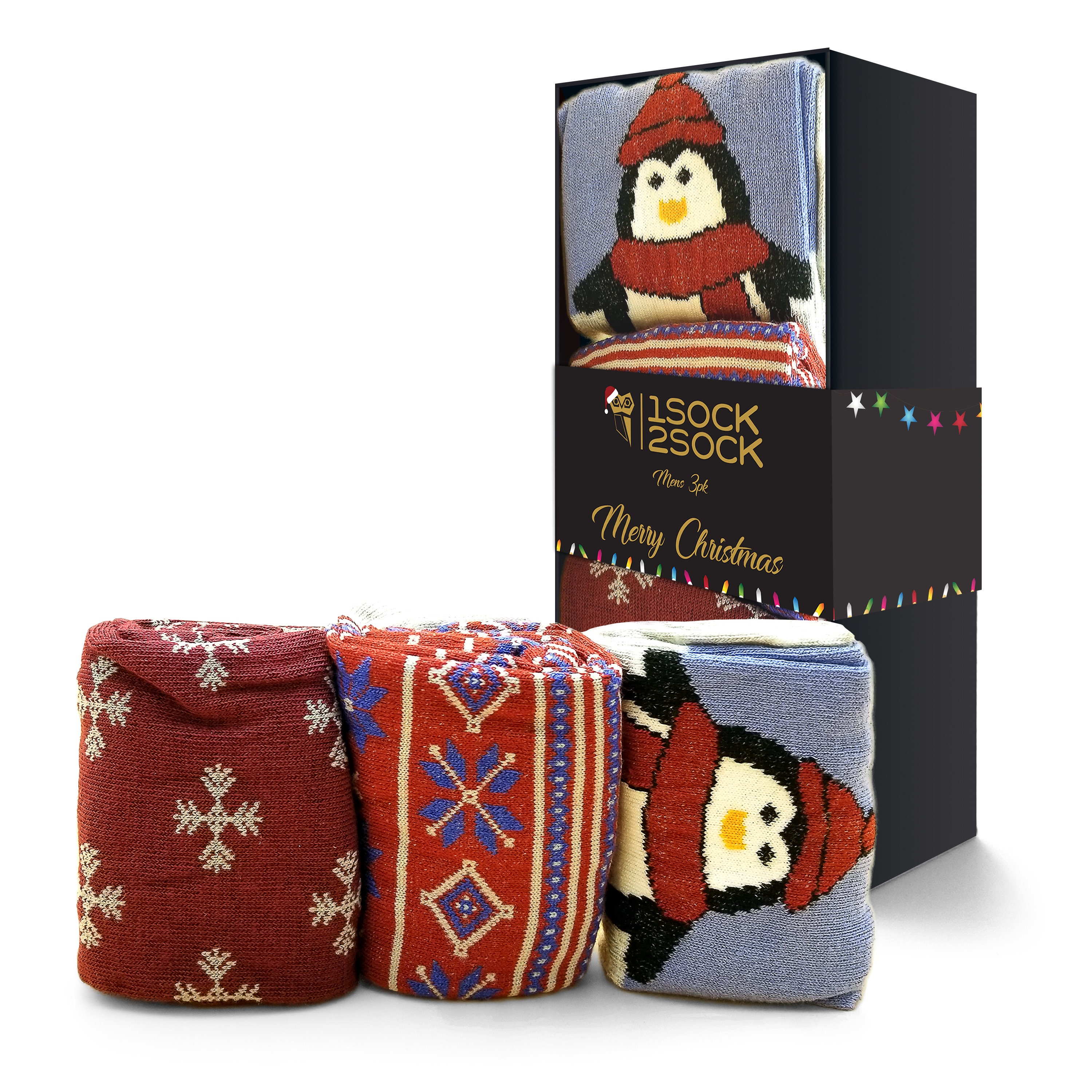 Christmas Socks Holiday Gift Box Soft Cotton Colorful Etsy