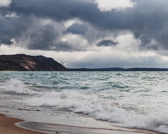 Landscape Photography, Storm Over Lake Michigan, Northern Michigan