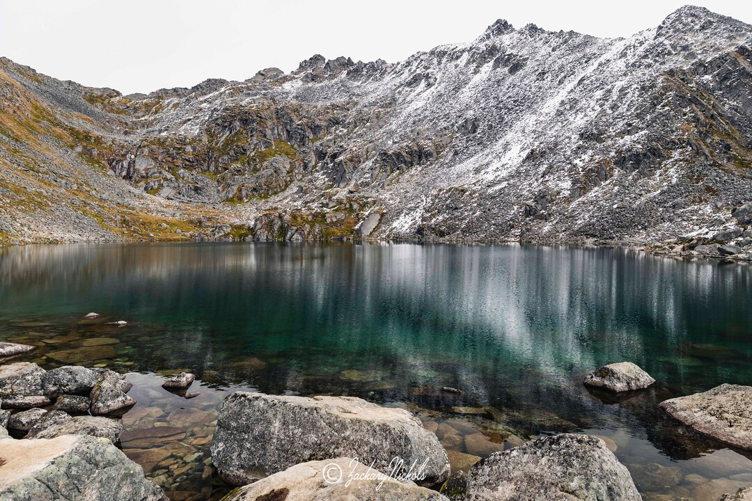 Landscape Photography, Golden Cord Lake, Fishhook, Alaska Etsy
