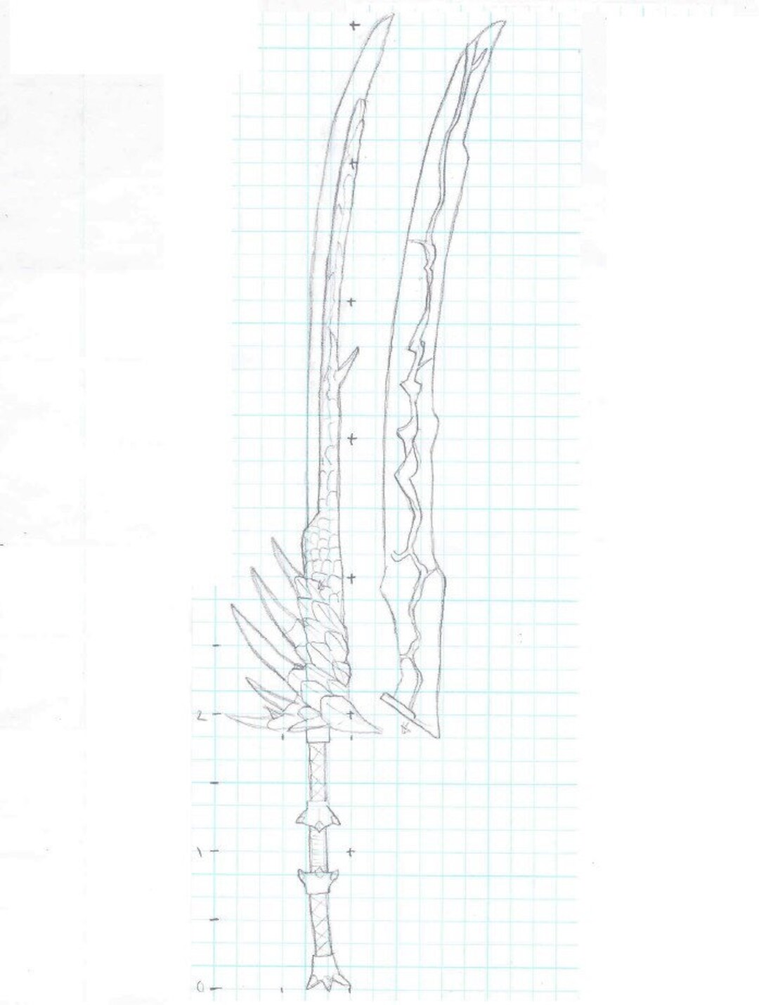 Rathalos Shell Pattern Monster Hunter Patterns: Rathalos and Rathian Longsword - Etsy