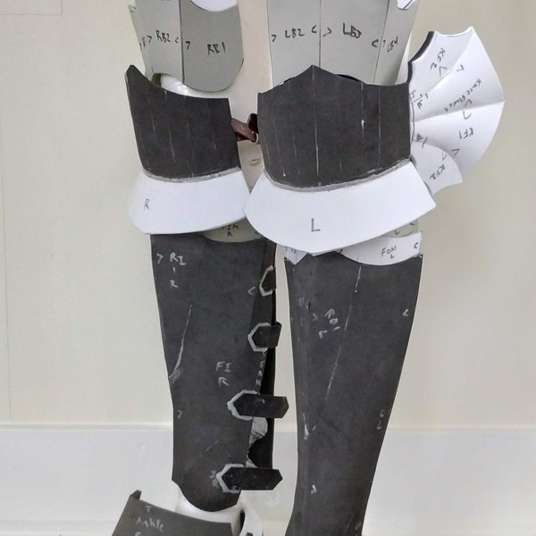 Rathian Knight Leg Armor Cosplay Pattern