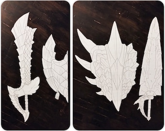 Monster Hunter Patterns: Rathalos & Zinogre Sword and Shield