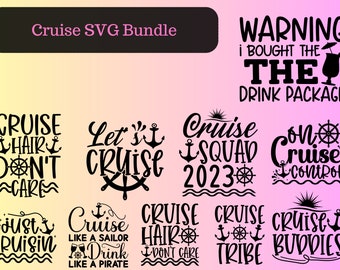 Cruise Svg Bundel, Cruise 2023 SVG, cruiseschip svg, cruise shirts svg, anker svg, Cruise Tribe, Cruise Squad Svg, Vakantie Svg, Cruise Hair svg