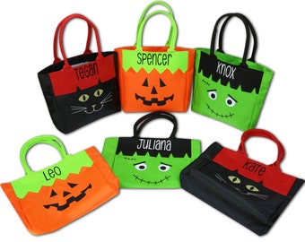 Personalized Halloween Bags