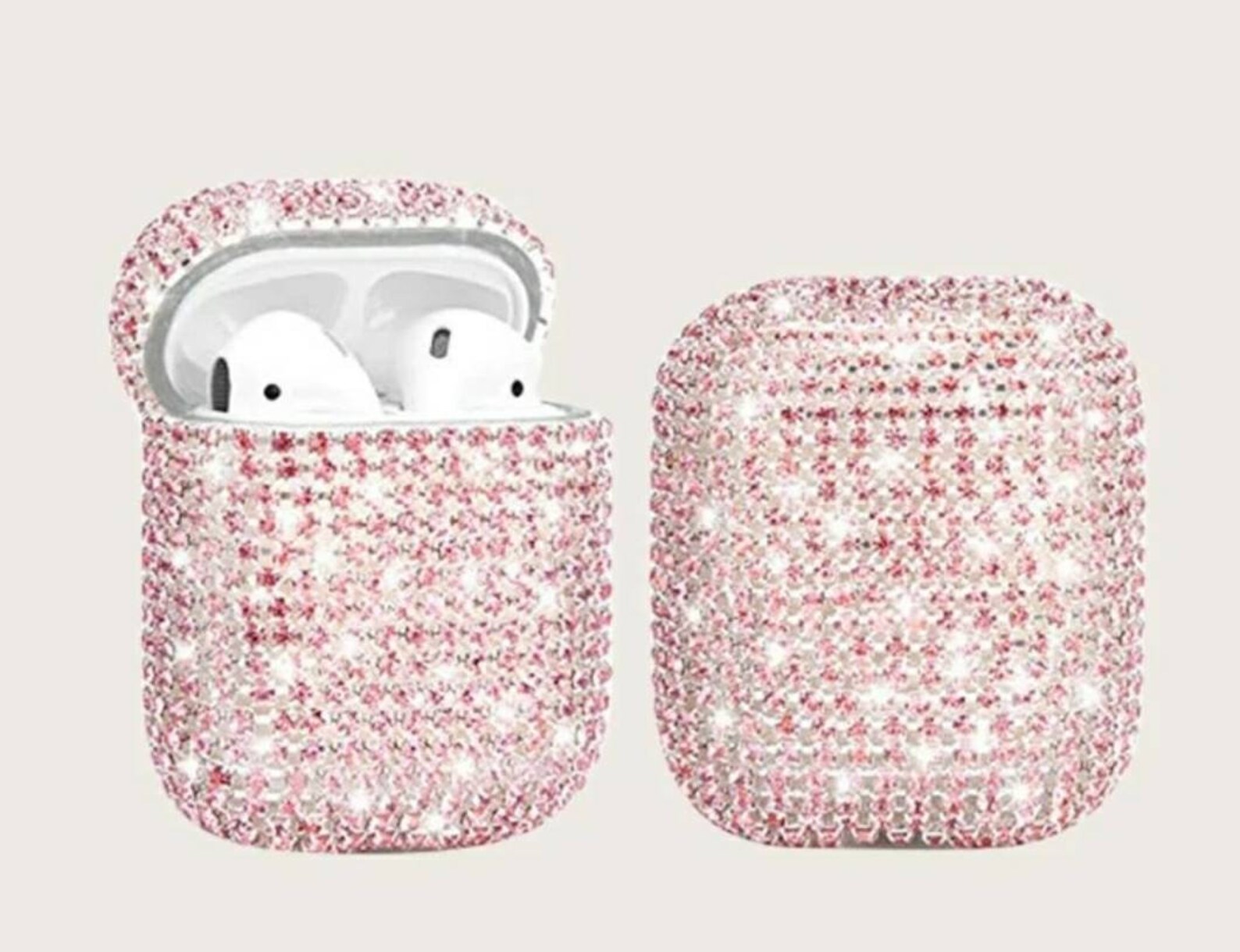 Pink Rhinestone Airpods Case ONE SIZE Bling Airpod Case Etsy