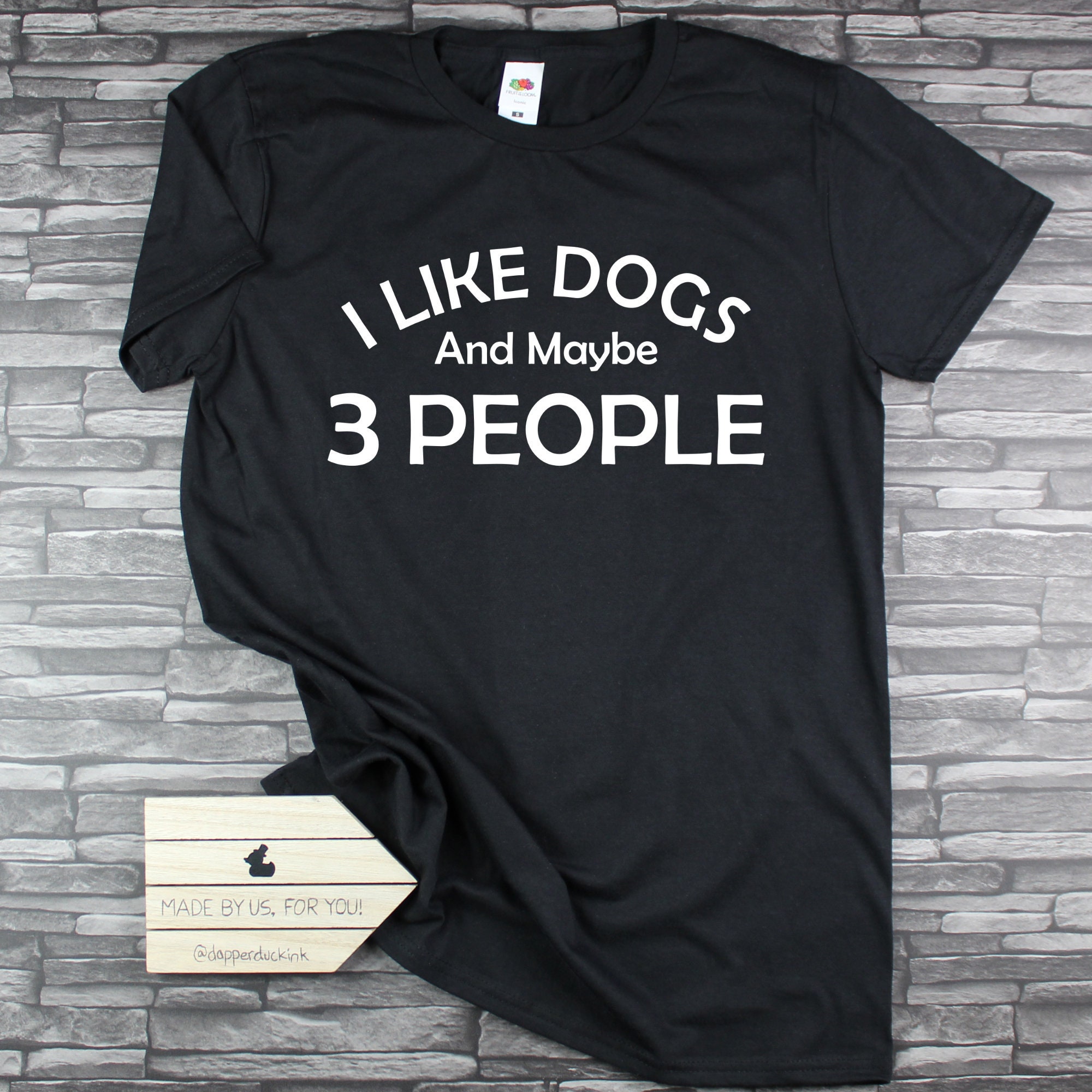 I Like Dogs And Maybe 3 People TShirt Dog Lover Shirt Dog Etsy