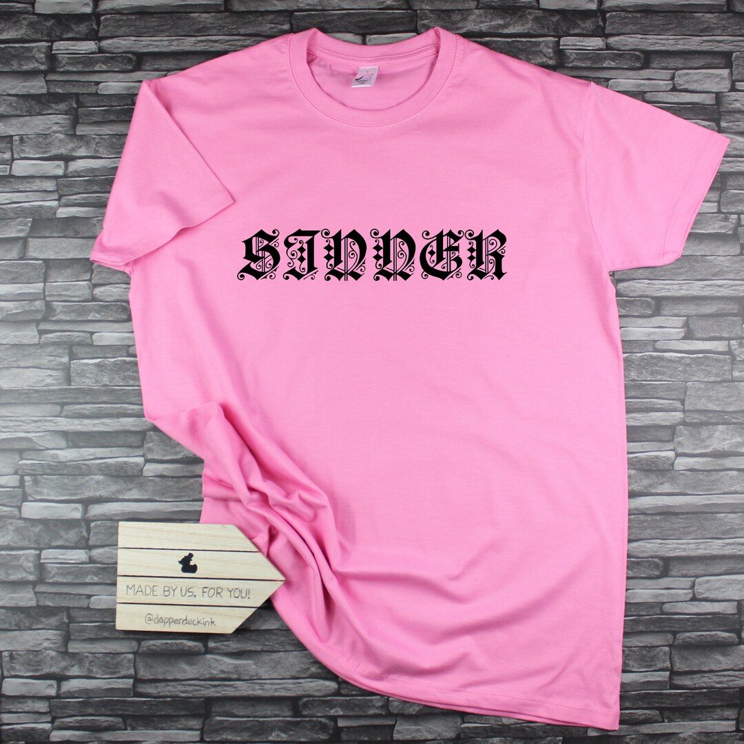 Pastel Goth Shirt Sinner Slogan Tshirt Pastel Goth Clothes - Etsy