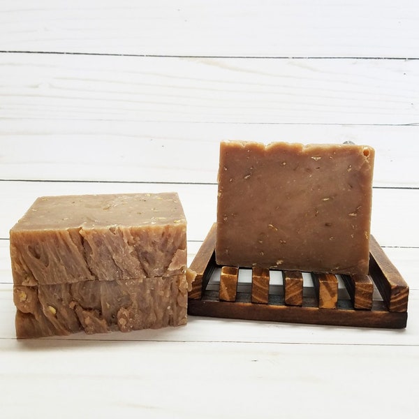 Oatmeal Milk and Honey Handmade Goat Milk Soap