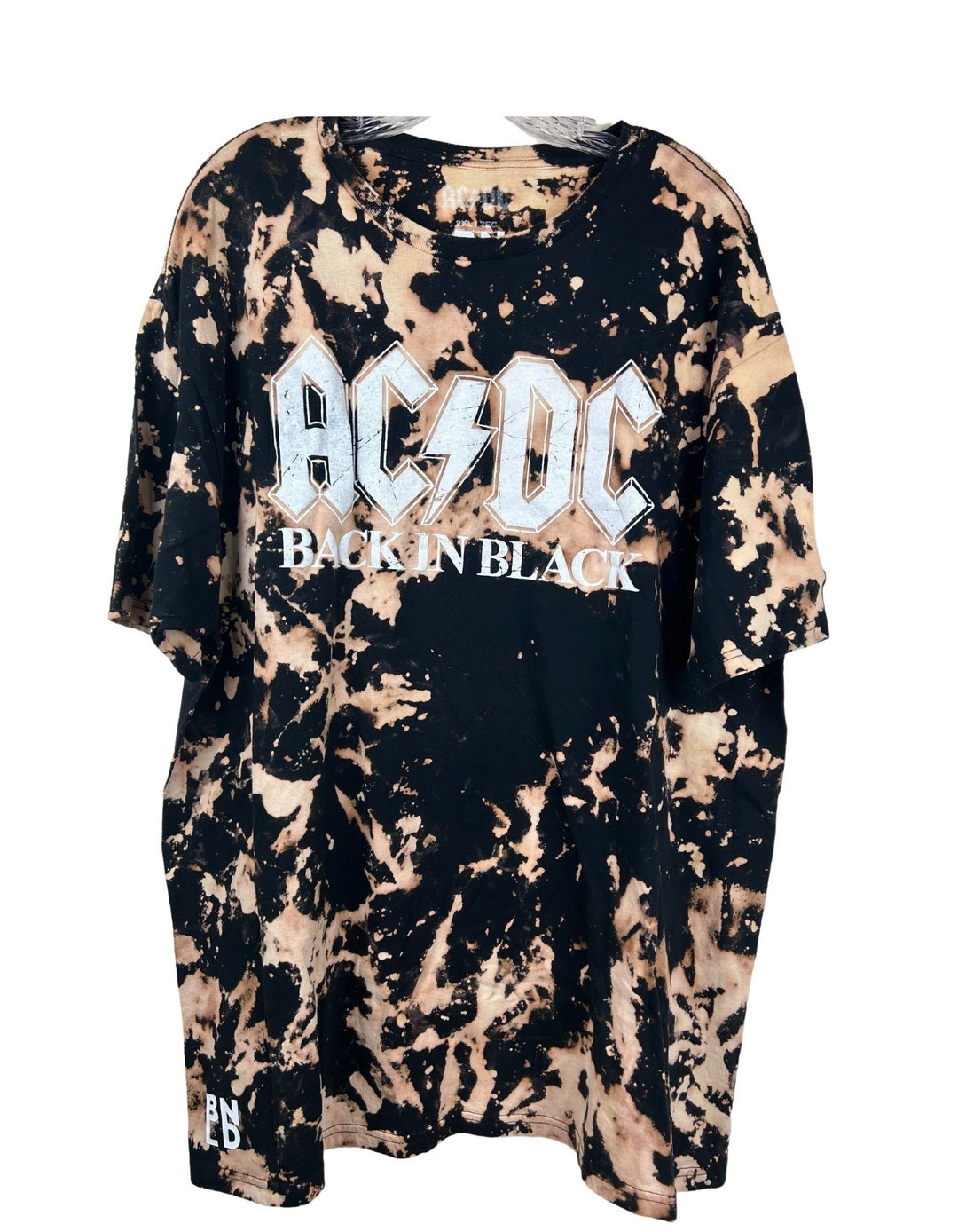 Batman Rock Acid Wash T-Shirt DC Adult