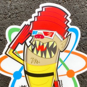 SERIES 5: DEVO KREEP, Vector, Illustration, Decal, Sticker, Skateboard, Illustration, Water Bottle, Laptop