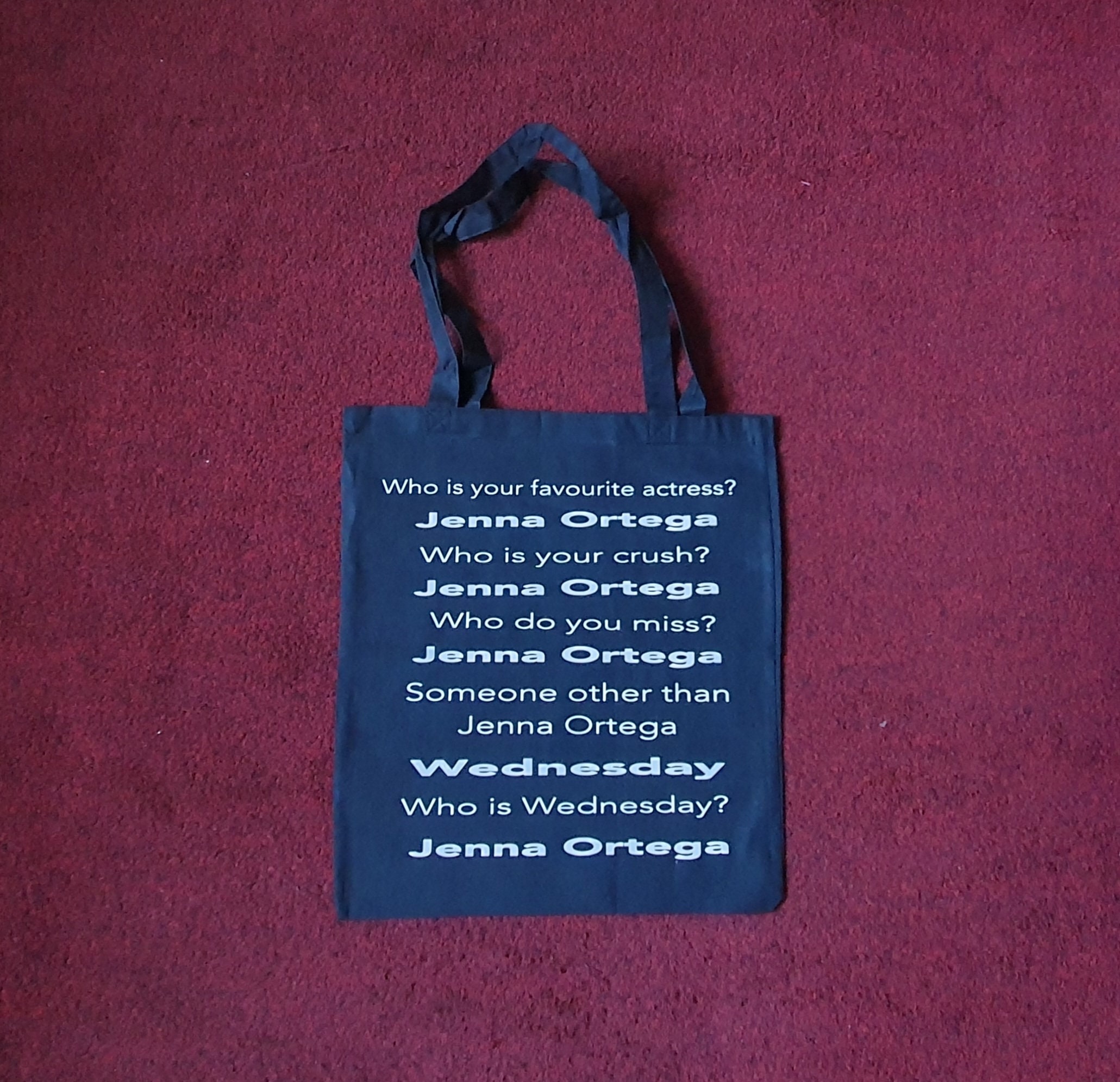 Jenna Ortega Tote Bag 