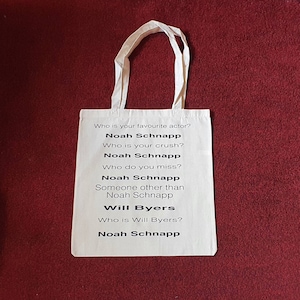 Noah Schnapp/Will Byers Tote Bag