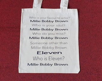 Millie Bobby Brown Tote Bag