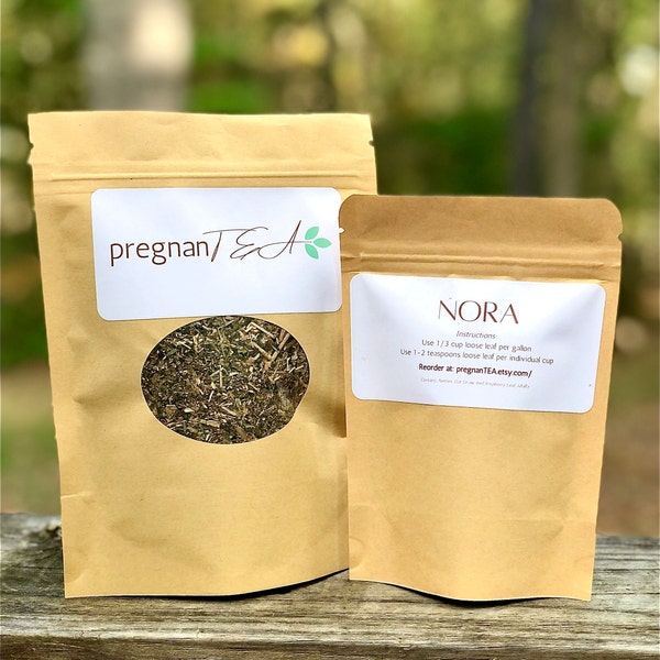 Organic NORA Tea, Second Trimester, Pregnancy Tea, Expectant Mother Gift, Mother To Be Gift, Red Raspberry Leaf Tea