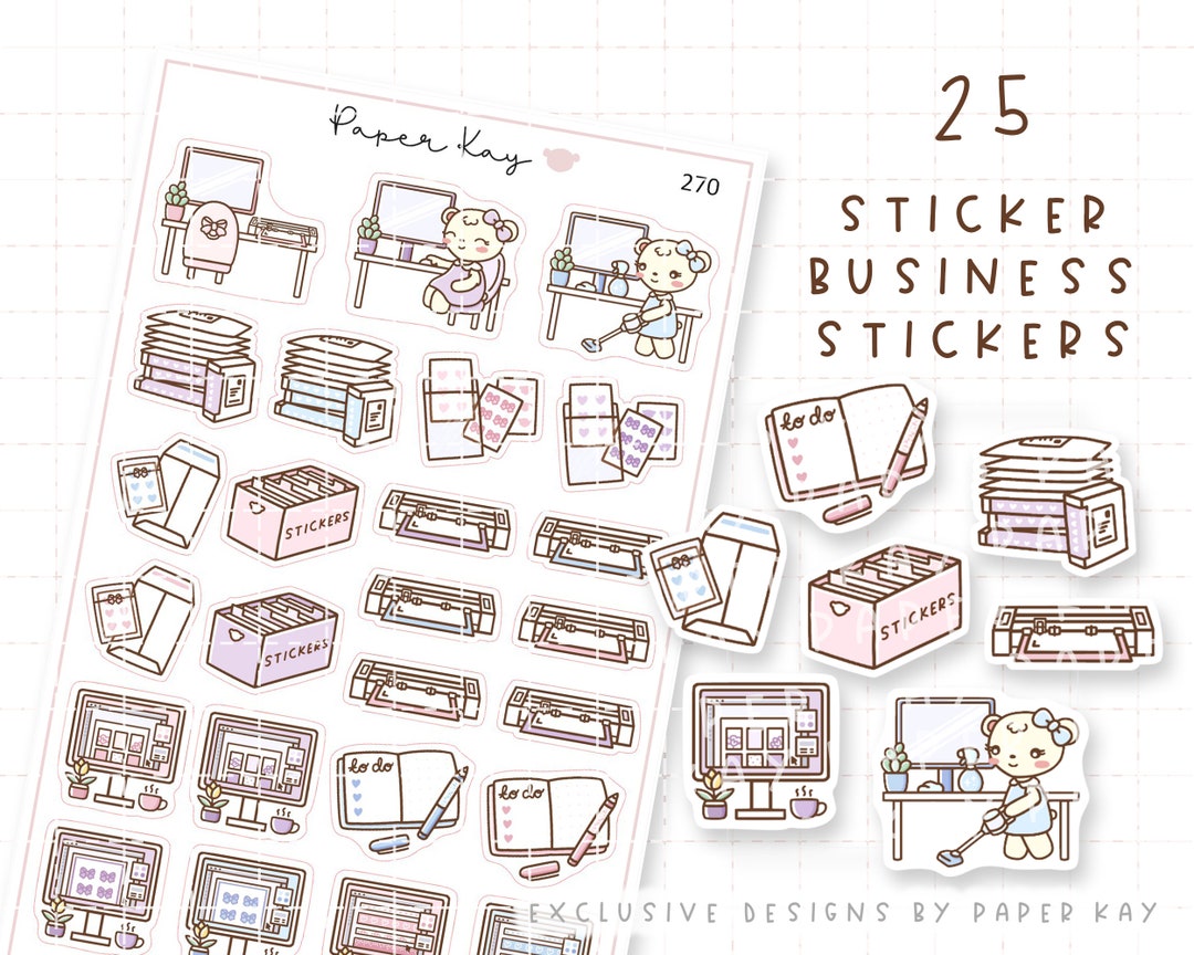 Journal planner stickers Sticker for Sale by Katbydesign