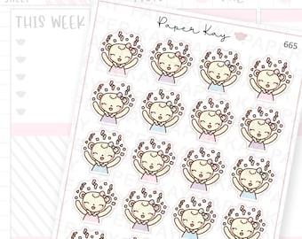 Celebrating Planner Stickers | Dot the Bear by Paper Kay | 665 |