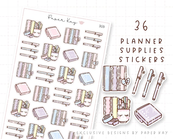 Planner Supplies Stickers Planner Stickers by Paper Kay 369 