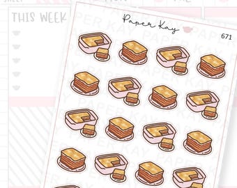Lasagne Stickers | Planner Stickers | by Paper Kay | 671 |