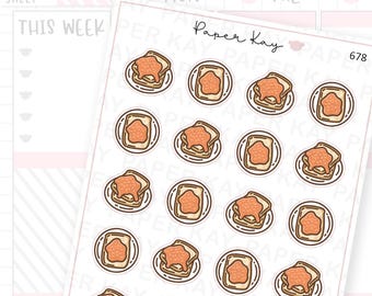 Beans on Toast Stickers | Planner Stickers | by Paper Kay | 678 |