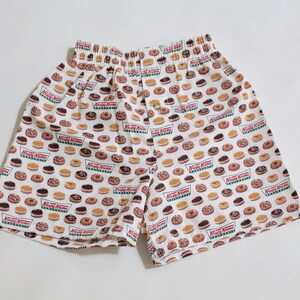 Krispy Kreme   Small K3 Kids   Vintage Shorts  White # 805