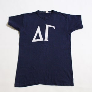 Delta Gamma    Medium  Kids  Vintage t-shirt   Blue # 803