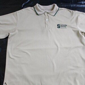 MSU Housing   2 X  Large   Vintage  T-shirt   Tan #791