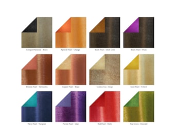 Handmade Origami Paper. Deluxe Tissue-foil. 49cm x 49cm. (Choose color) Priced per sheet