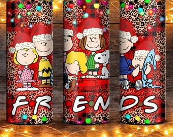 20oz Snoopy/peanuts christmas tumbler wrap*Digital File *