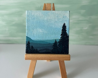 Blue Mountains Mini Canvas