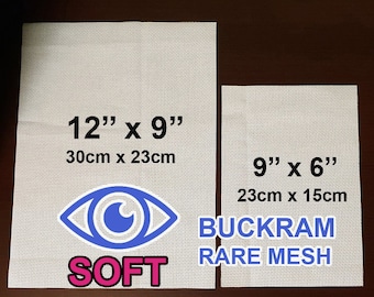 Buckram RARE mesh for eyes, vision for fursuit mask or costume :) Easy to paint !