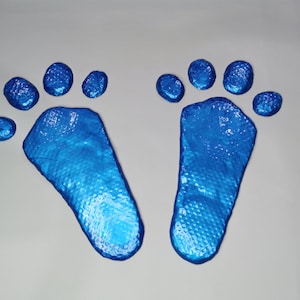 Almohadillas de silicona para patas de perro, gato, lobo, dibujos animados, fáciles de pegar para tu disfraz o cosplay, ¡colores personalizados! Hazlo tú mismo.
