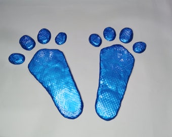 Silicone Feet Pads Canine Feline Paw Pads Cat Wolf Toony easy to glue for your Fursuit or Cosplay Custom Colors ! DiY