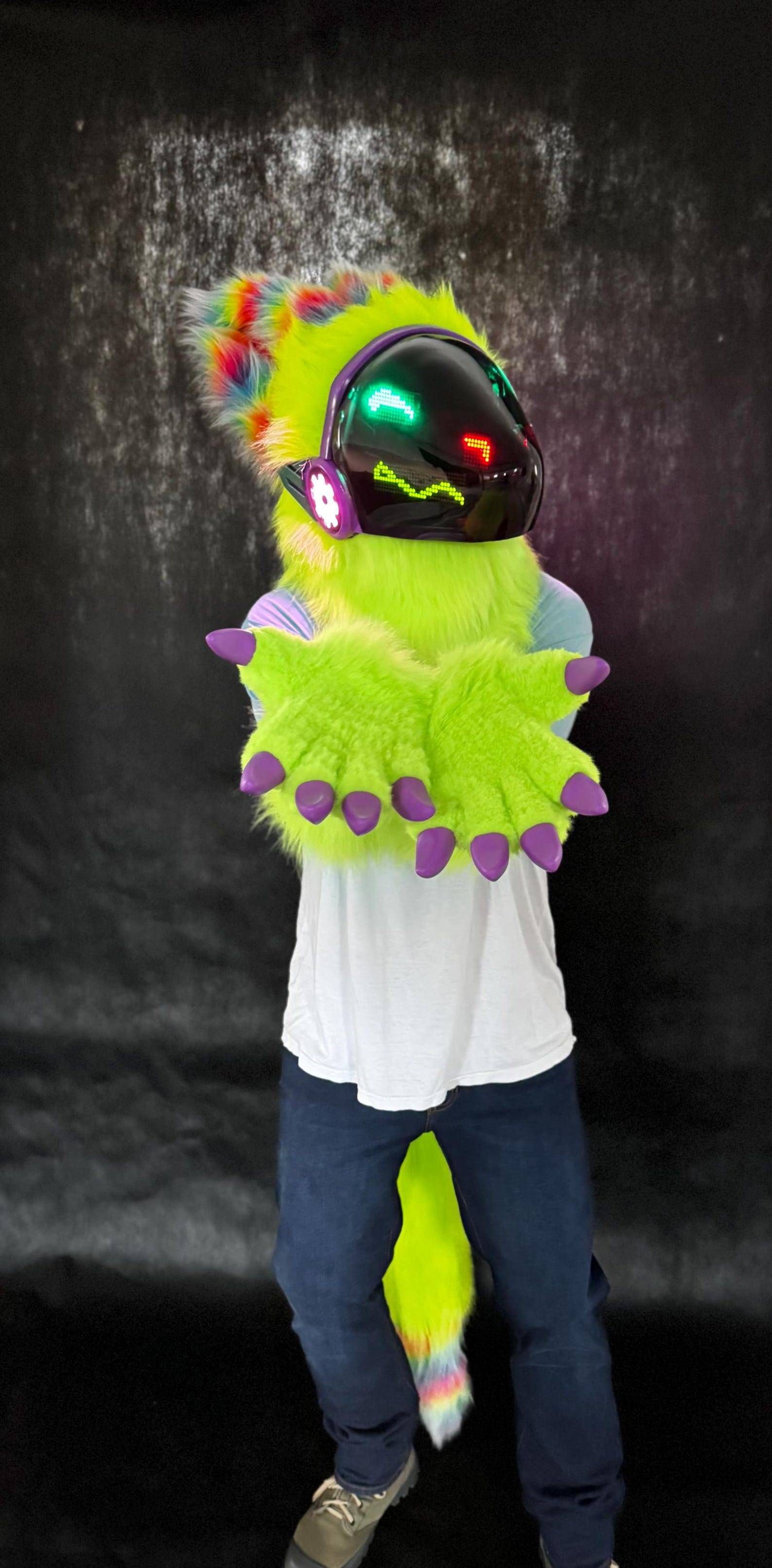Colorfull Protogen Mini Partial Fursuit! - Etsy