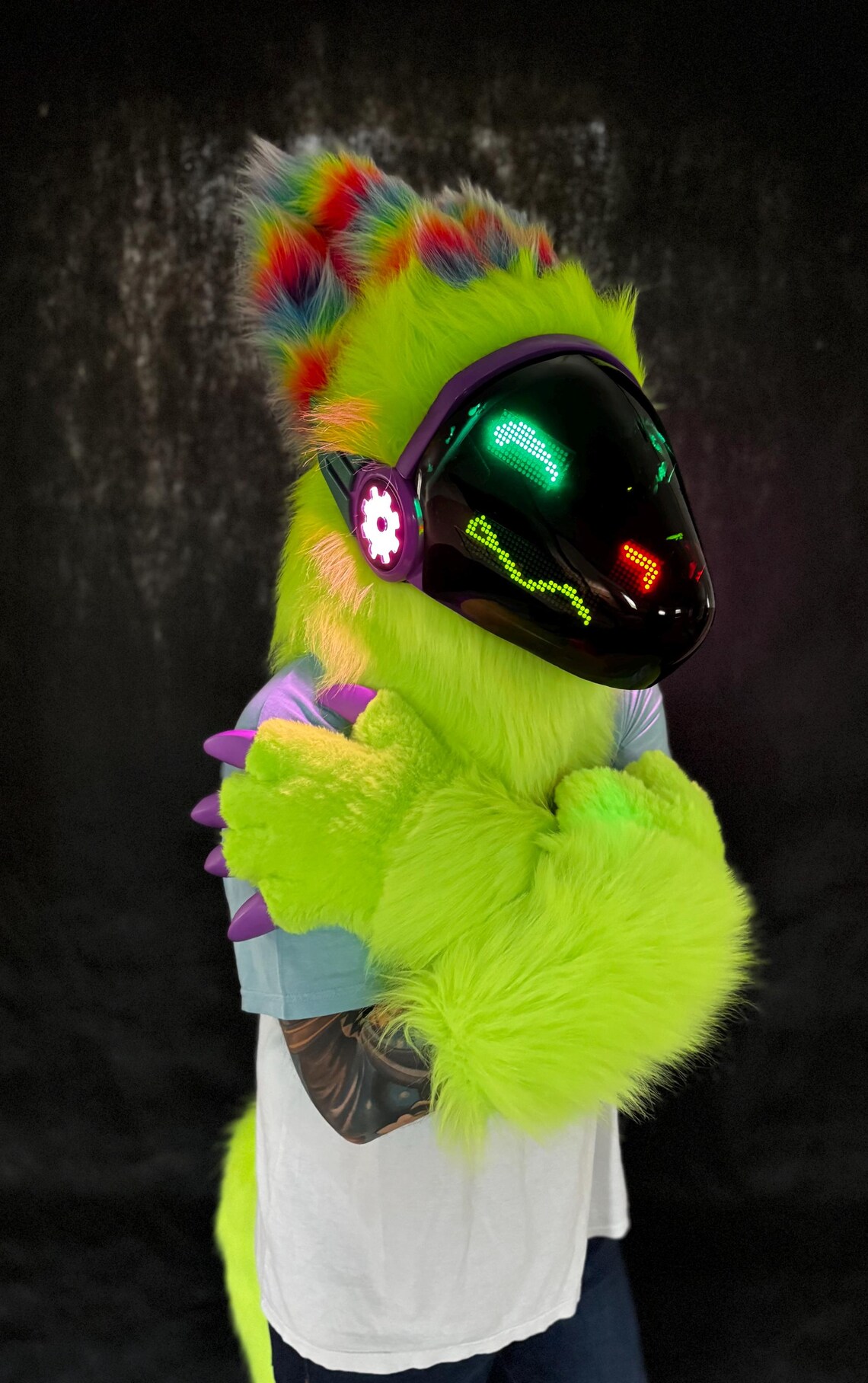 Colorfull Protogen Mini Partial Fursuit! - Etsy