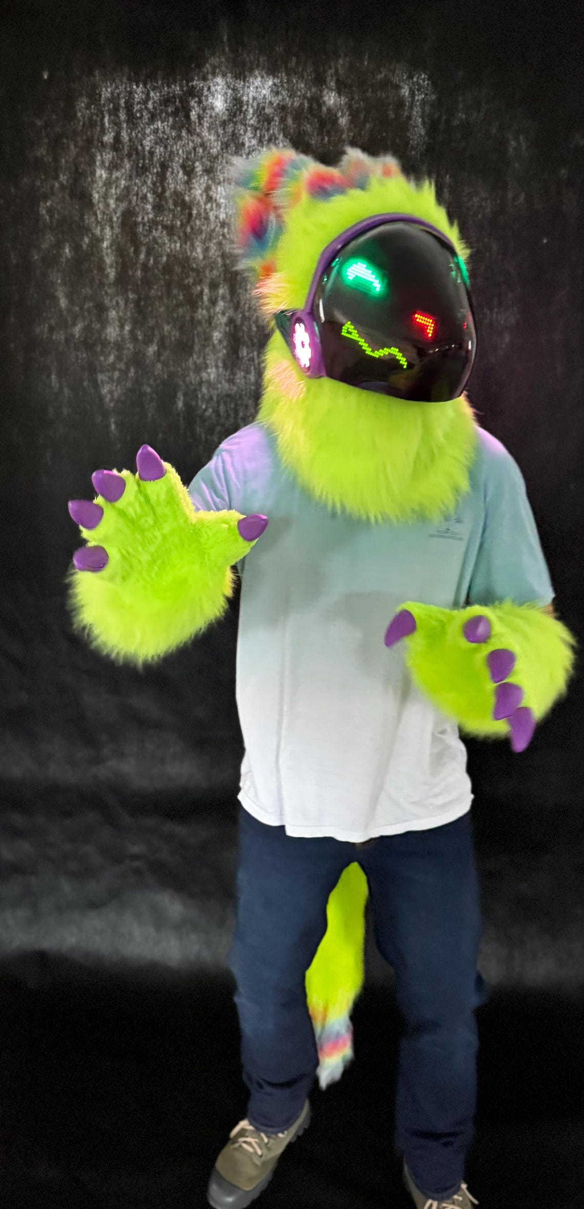 Colorfull Protogen Mini Partial Fursuit! - Etsy