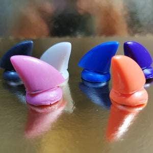 Set of 10x Small Chubby #17 claws for your costume! &#39;2,3 cm Long , Canine Feline , Fox , Cat , Wolf , Fursuit , Cosplay