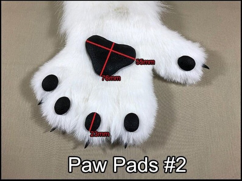 Silicona Canine Feline Paw Pads Thin Real como fácil de pegar Etsy España