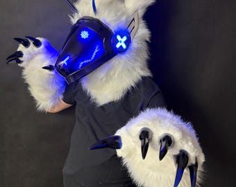 Nyfy Protogen mini partial fursuit!