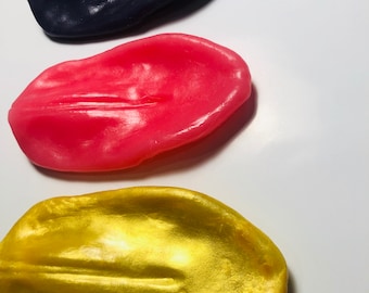 Silicone K9 Dog Wolf Tongue 9.5cm Long easy to glue for your fursuit or costume!