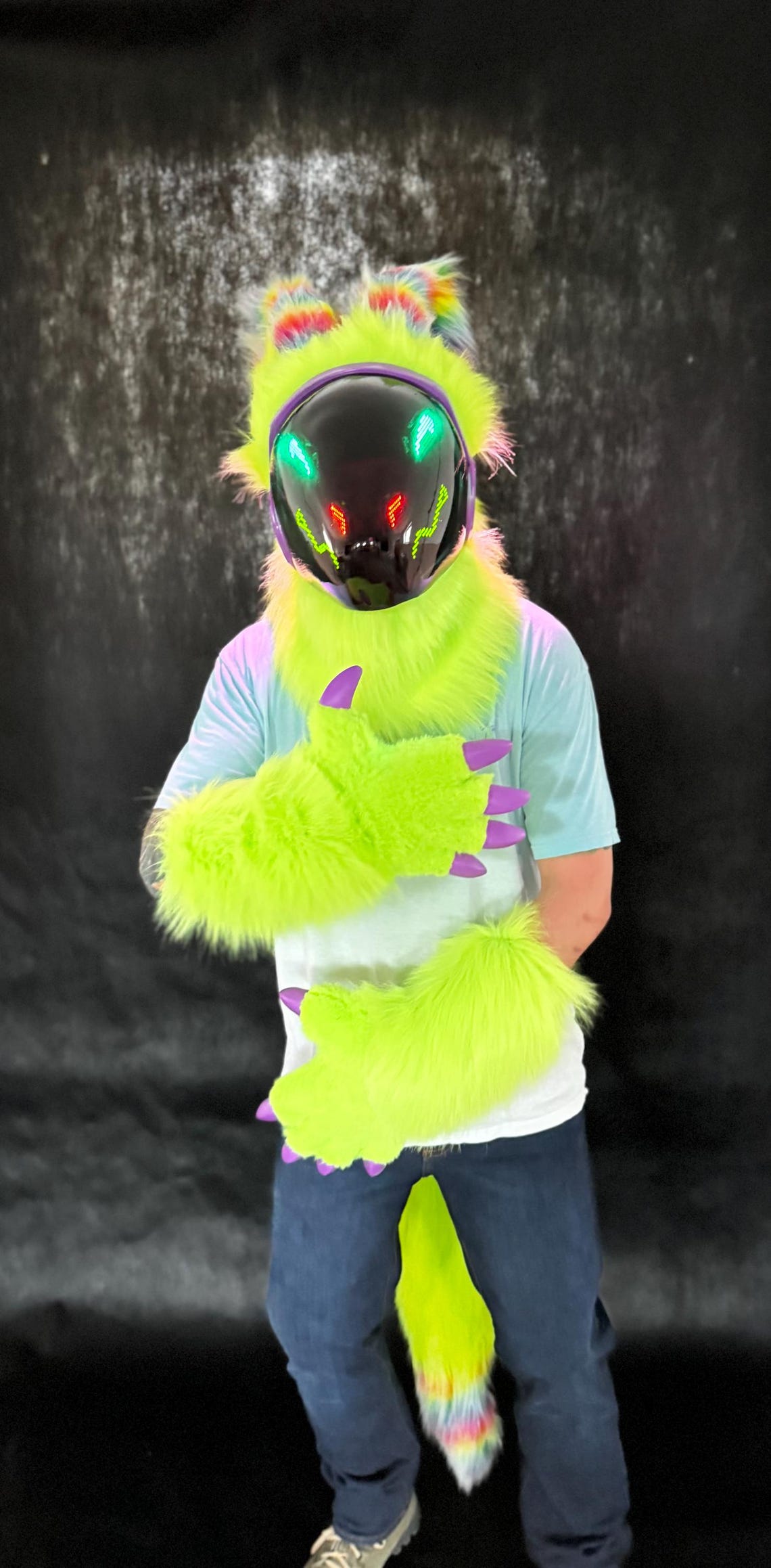 Colorfull Protogen Mini Partial Fursuit! - Etsy