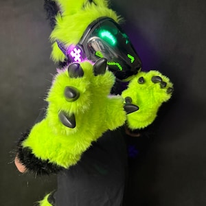 Rinde Protogen mini partial fursuit puzzle!