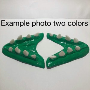 Sergal 4 dientes Mandíbula set parte superior e inferior para su traje de piel o traje!