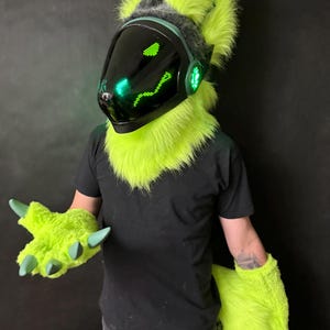 Riven Protogen mini partial fursuit!