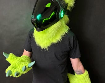 Riven Protogen mini partial fursuit!