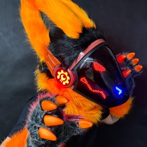Fitter Protogen mini partial fursuit!