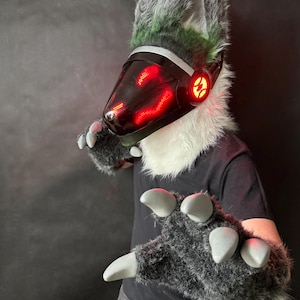 Vecx Protogen mini partial fursuit!