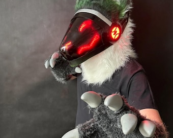 Vecx Protogen mini partial fursuit!