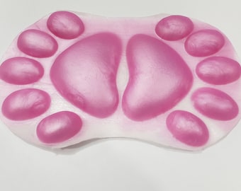 Silicone Kemono Canine Feline Paw Pads easy to glue for your Fursuit or Cosplay Custom Colors ! DiY