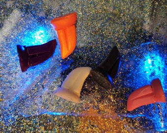 Set of 10x Small #17 claws for your costume! '2.3 cm Long, Canine Feline, Fox, Cat, Wolf, Fursuit, Cosplay