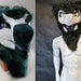 Custom Sergal Head Fursuit + HandPaws + Tail Furry Partial with 3D eyes, resin moving jaw  and silicone tongue ! 
